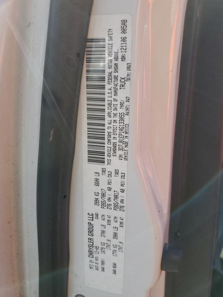 2010 Dodge Ram 1500 VIN: 3D7JB1EP1AG133055 Lot: 71429635