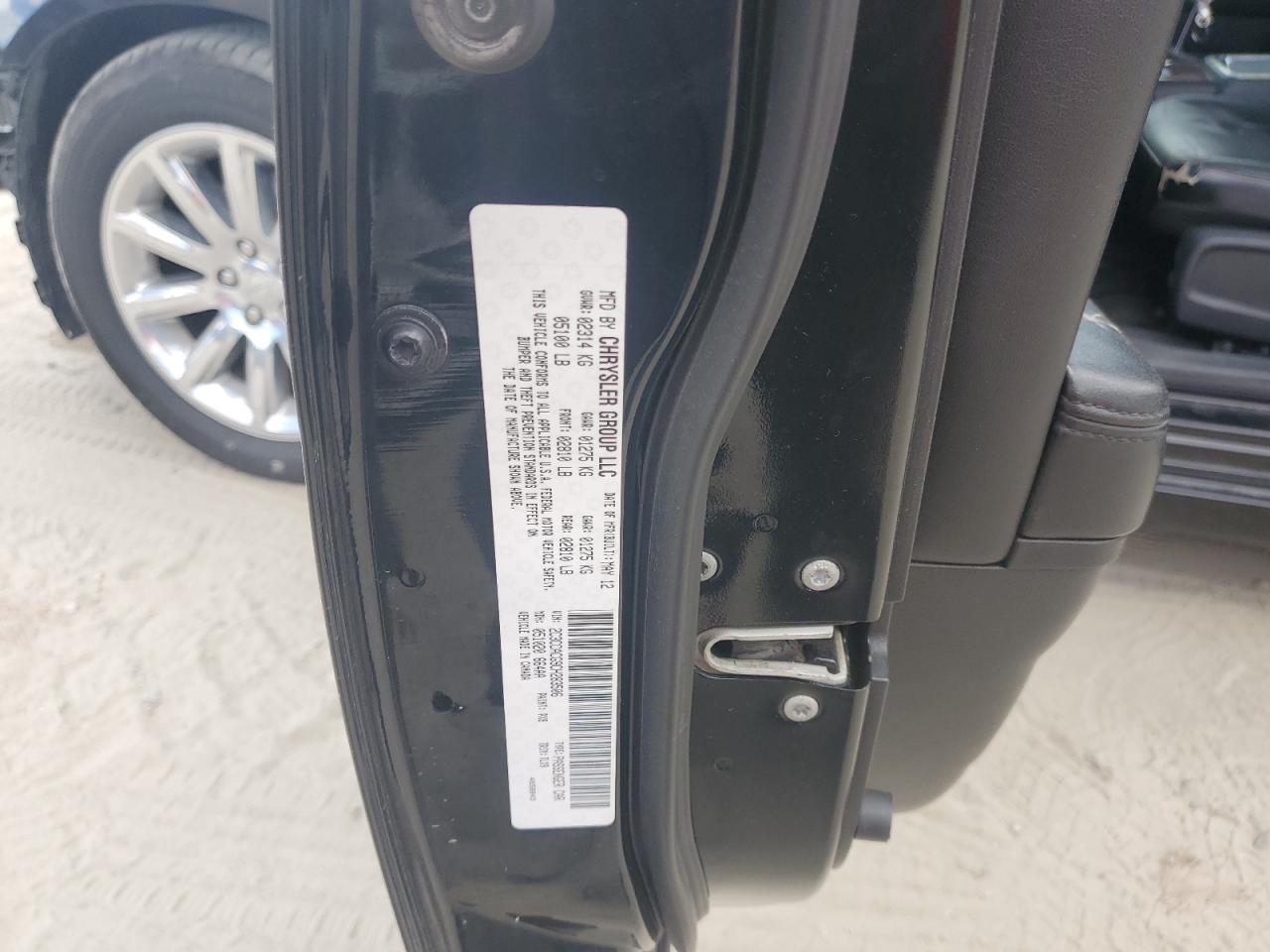 2012 Chrysler 300 Limited VIN: 2C3CCACG9CH283506 Lot: 70453315