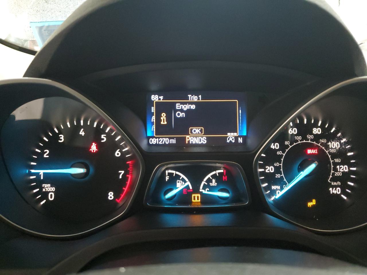 2017 Ford Escape Titanium VIN: 1FMCU9J93HUB62241 Lot: 81469685