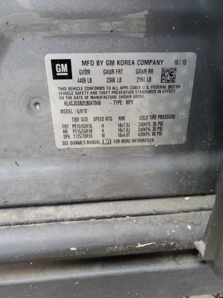 2020 Buick Encore Essence VIN: KL4CJGSB2LB047048 Lot: 71959885