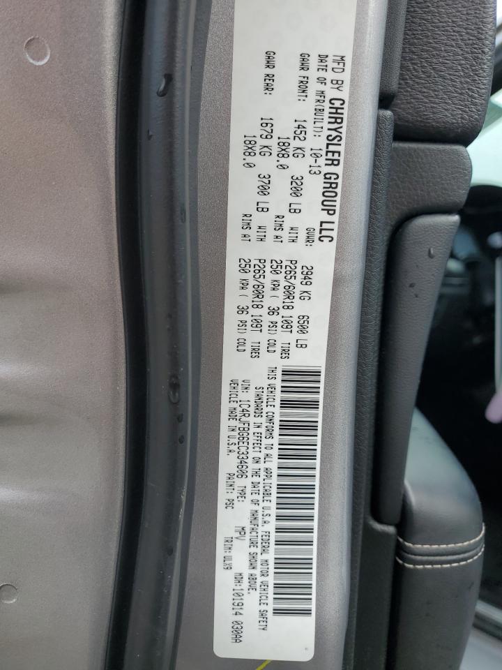 2014 Jeep Grand Cherokee Limited VIN: 1C4RJFBG6EC334606 Lot: 82060655