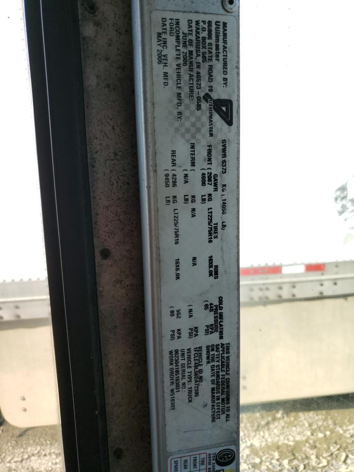 2006 Ford Econoline E450 Super Duty Commercial Str VIN: 1FCLE49L56DA72395 Lot: 68957215