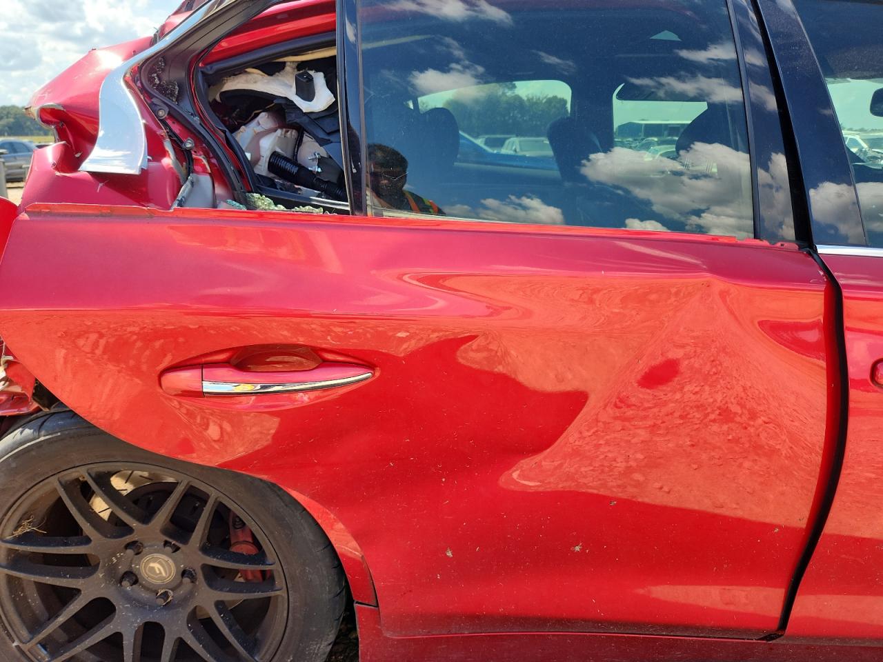 2018 Infiniti Q50 Red Sport 400 VIN: JN1FV7AP5JM460509 Lot: 71118895