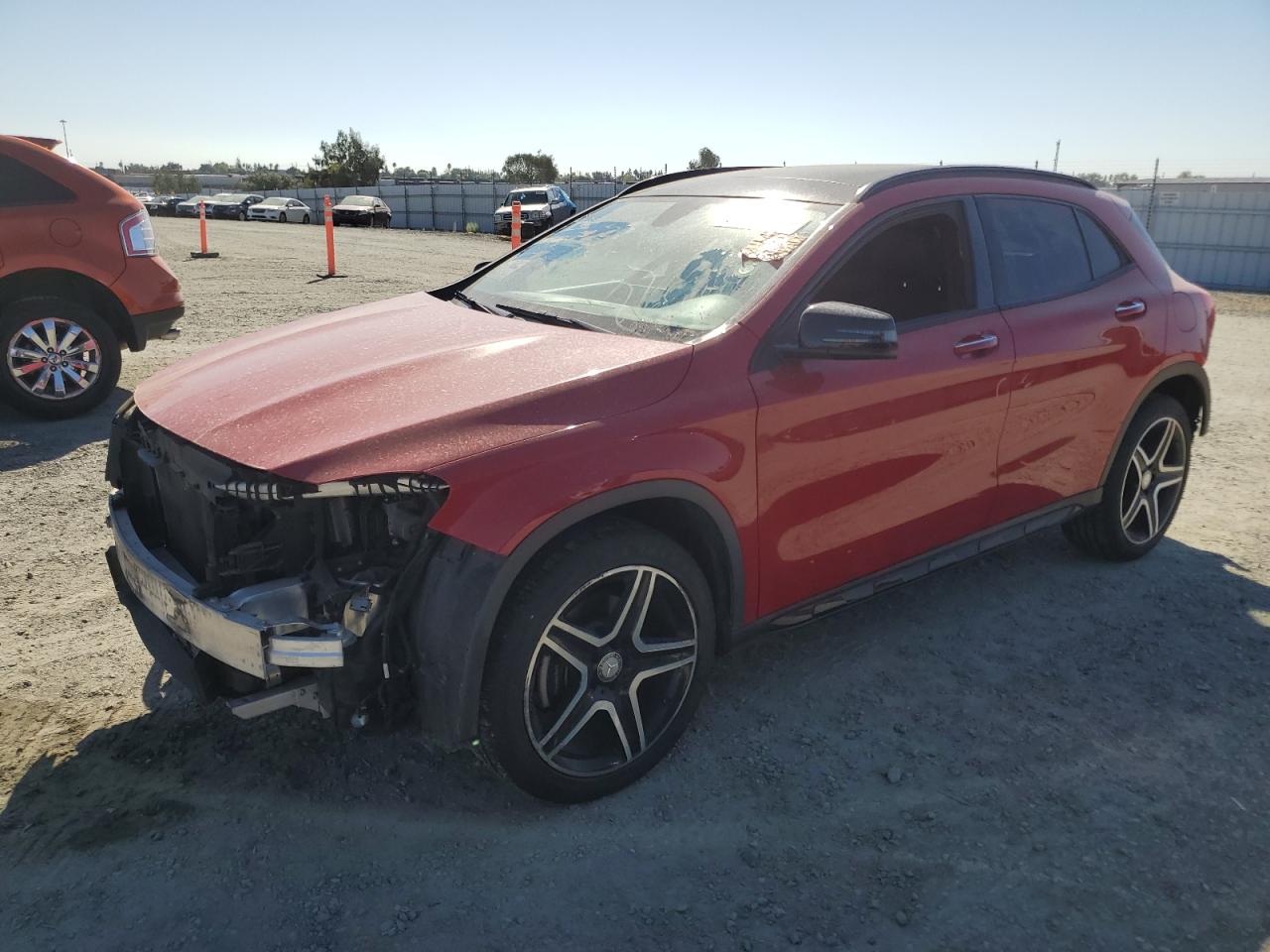 2017 Mercedes-Benz Gla 250 4Matic red suv gas WDCTG4GB3HJ342856 photo #1