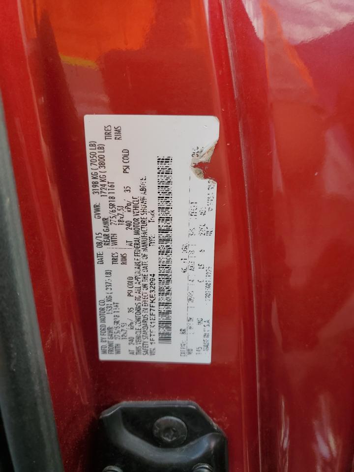 2015 Ford F150 Super Cab VIN: 1FTFX1EF7FKE32994 Lot: 80383945