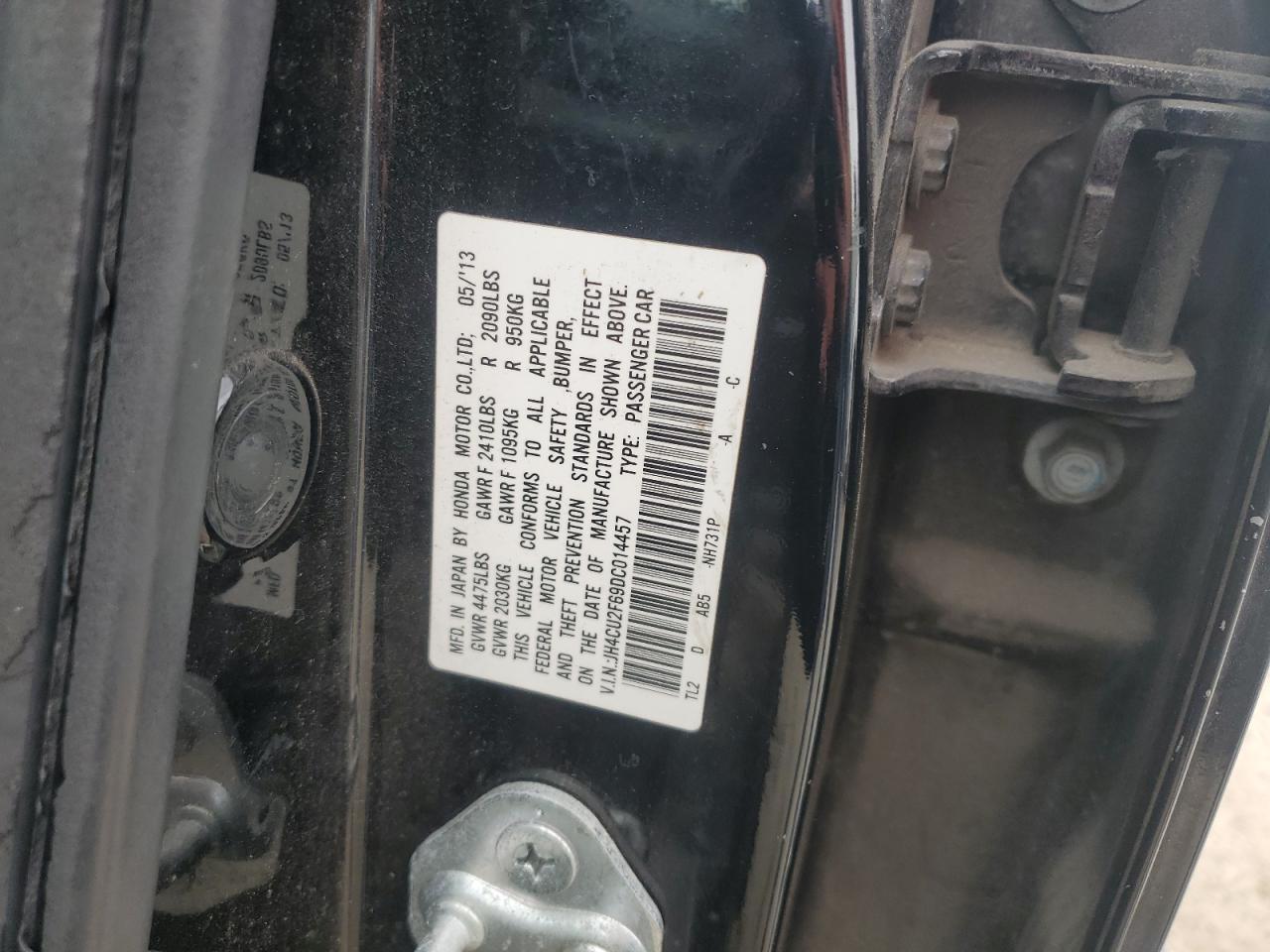 2013 Acura Tsx Tech VIN: JH4CU2F69DC014457 Lot: 82148075