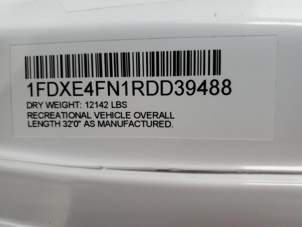 2024 Ford Econoline - Rvs VIN: 1FDXE4FN1RDD39488 Lot: 71085395