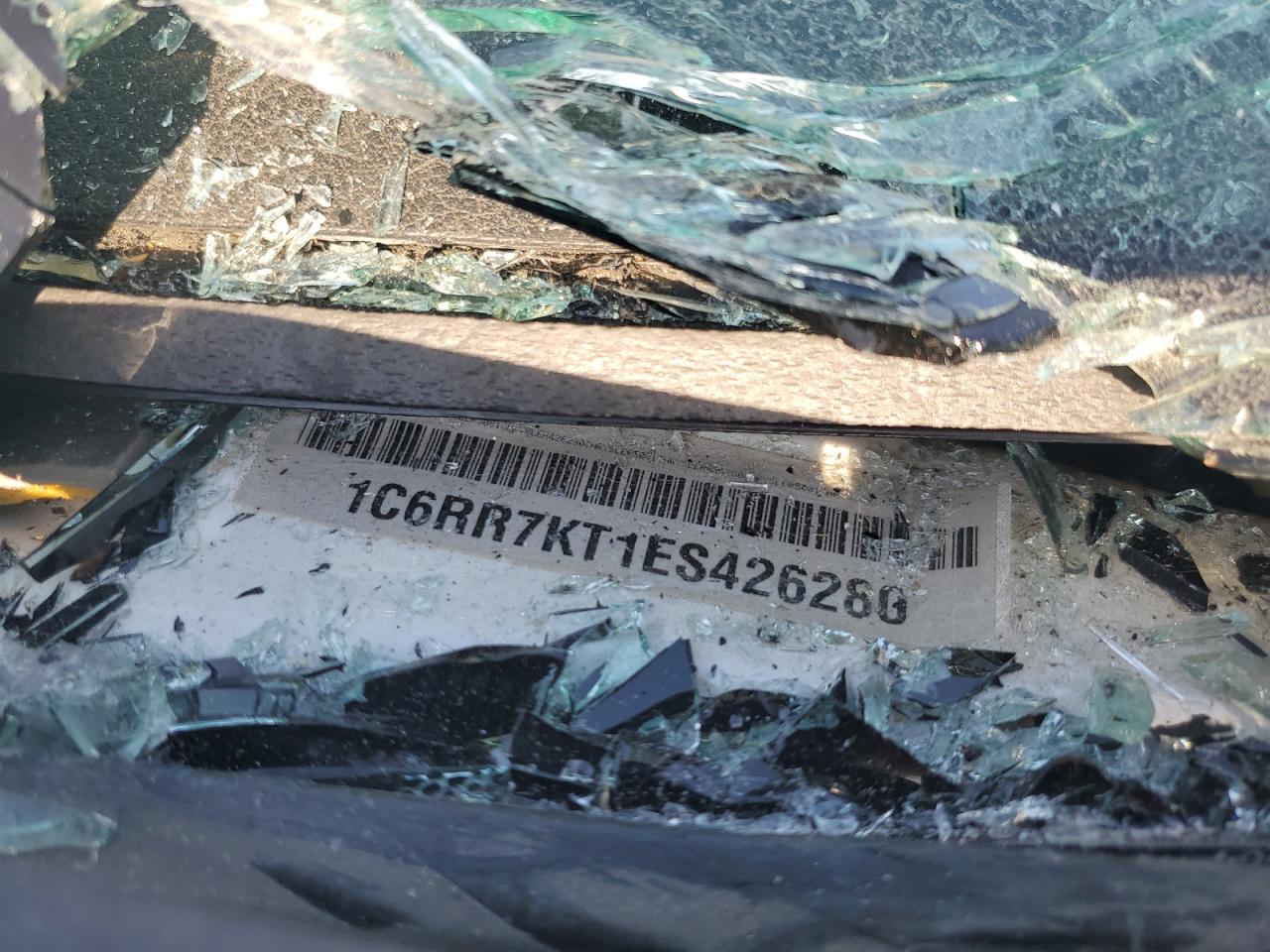 2014 Ram 1500 St VIN: 1C6RR7KT1ES426280 Lot: 84237635