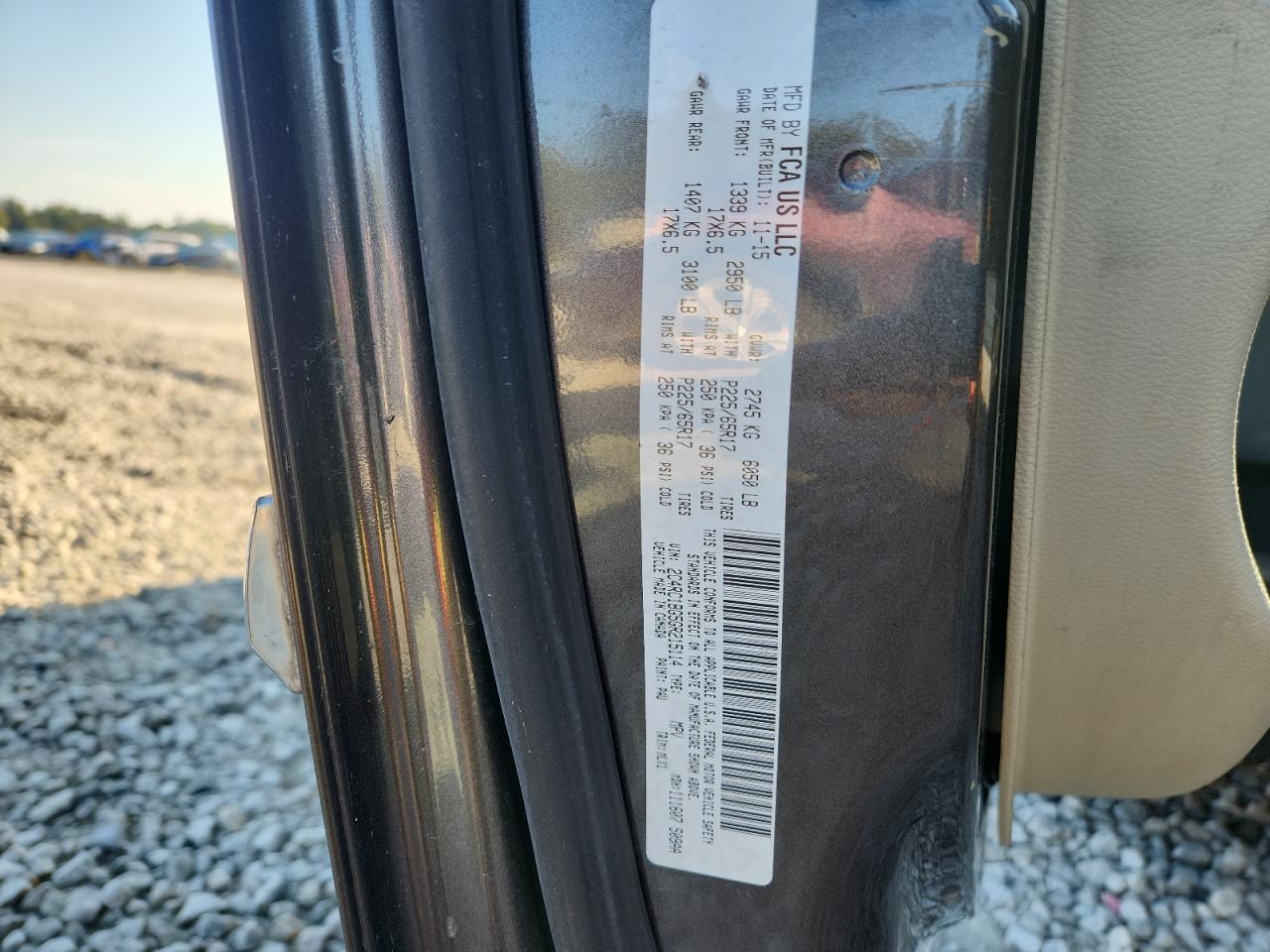 2016 Chrysler Town & Country Touring VIN: 2C4RC1BG5GR215114 Lot: 80704405