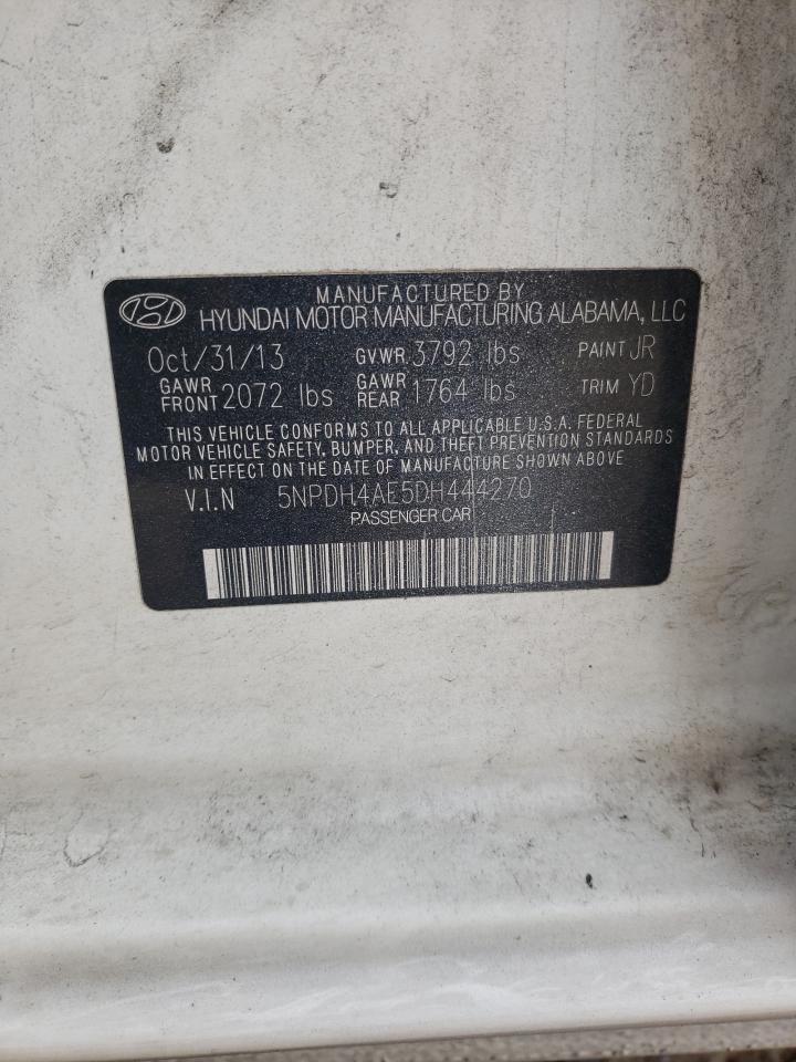 2013 Hyundai Elantra Gls VIN: 5NPDH4AE5DH444270 Lot: 81626515