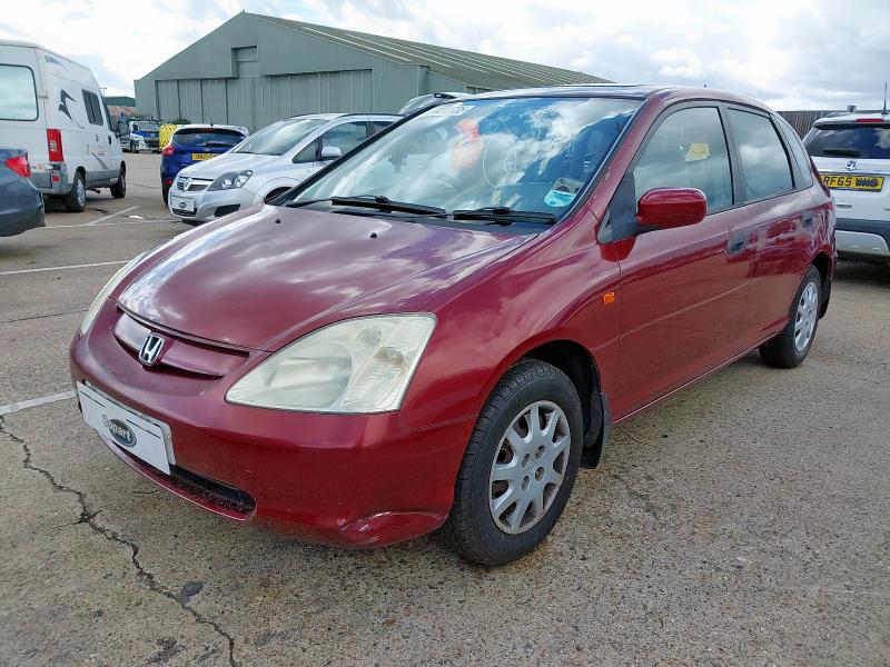 2002 HONDA CIVIC SE for sale at Copart NEWBURY