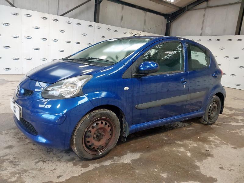 2007 TOYOTA AYGO BLUE for sale at Copart WOLVERHAMPTON
