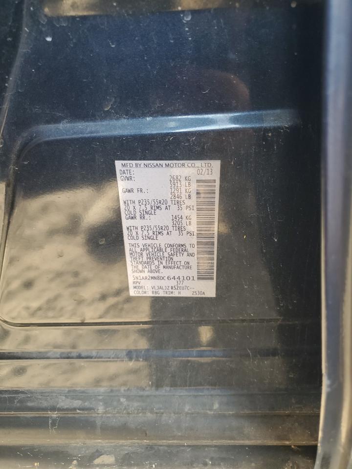 2013 Nissan Pathfinder S VIN: 5N1AR2MN8DC644101 Lot: 84217375