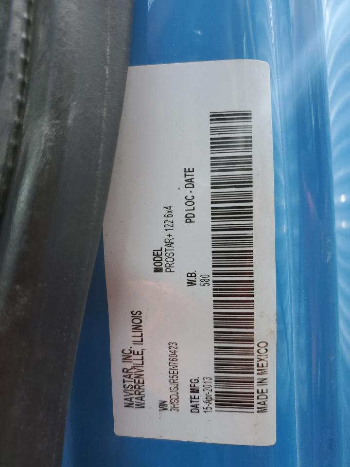 2014 International Prostar VIN: 3HSDJSJR5EN760423 Lot: 81152205