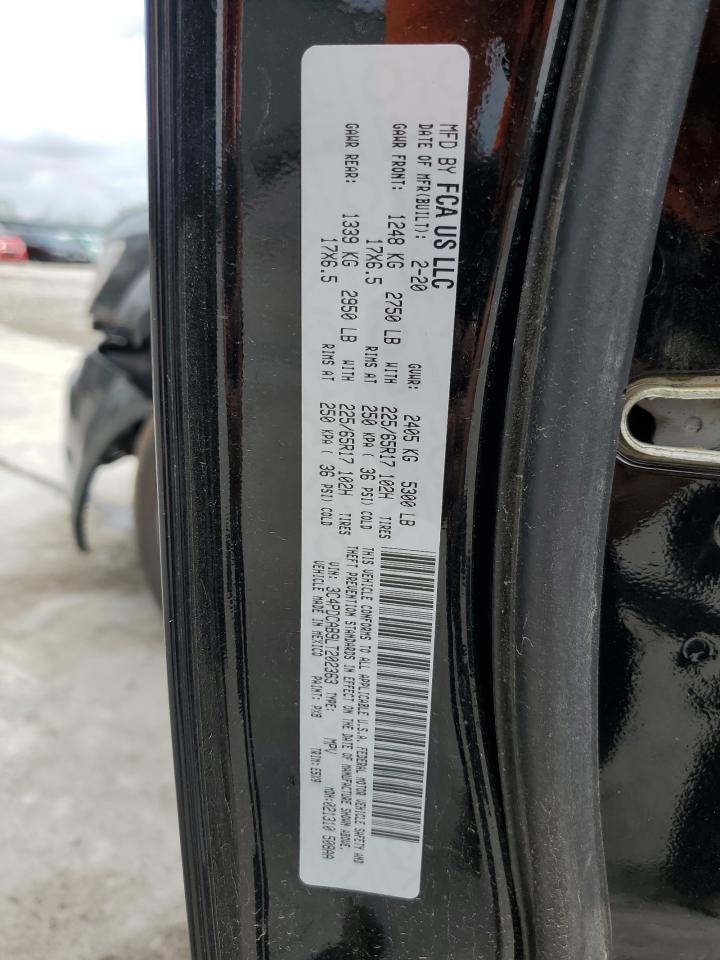 2020 Dodge Journey Se VIN: 3C4PDCAB9LT202363 Lot: 82080165