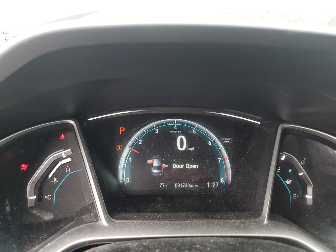 2018 Honda Civic Ex VIN: 2HGFC2F73JH605145 Lot: 81744805