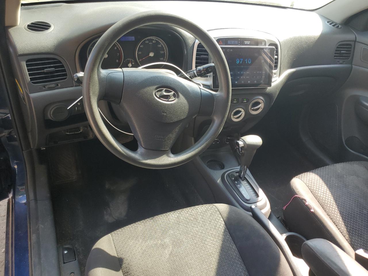 2010 Hyundai Accent Blue VIN: KMHCM3ACXAU182095 Lot: 71713005