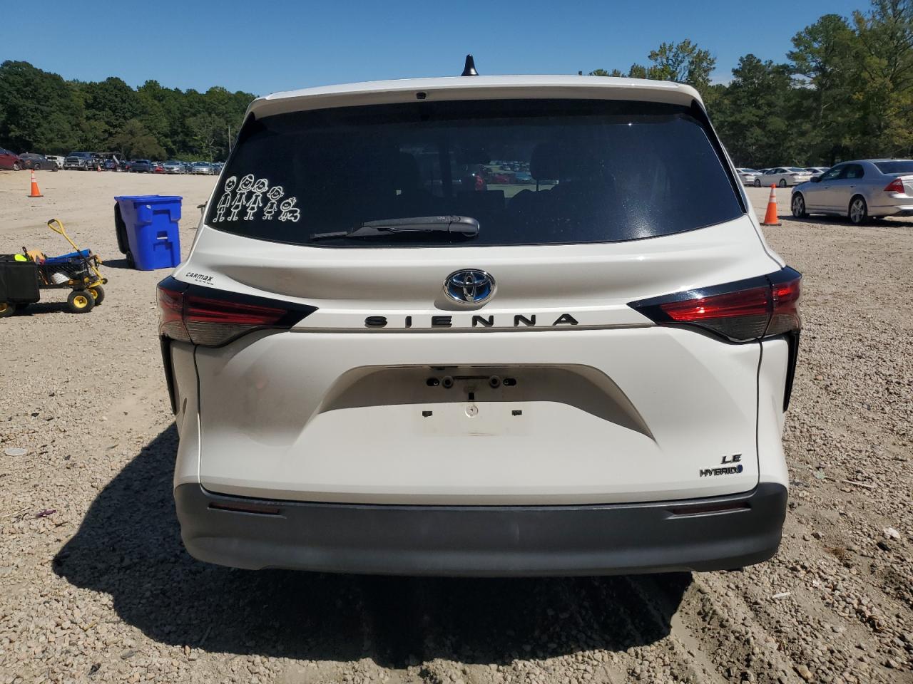 2021 Toyota Sienna Le VIN: 5TDKRKEC9MS045664 Lot: 71974475