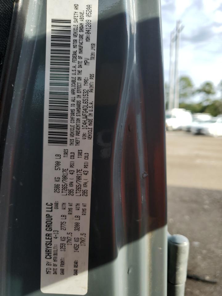 2013 Jeep Wrangler Unlimited Rubicon VIN: 1C4HJWFG4DL651532 Lot: 81362015