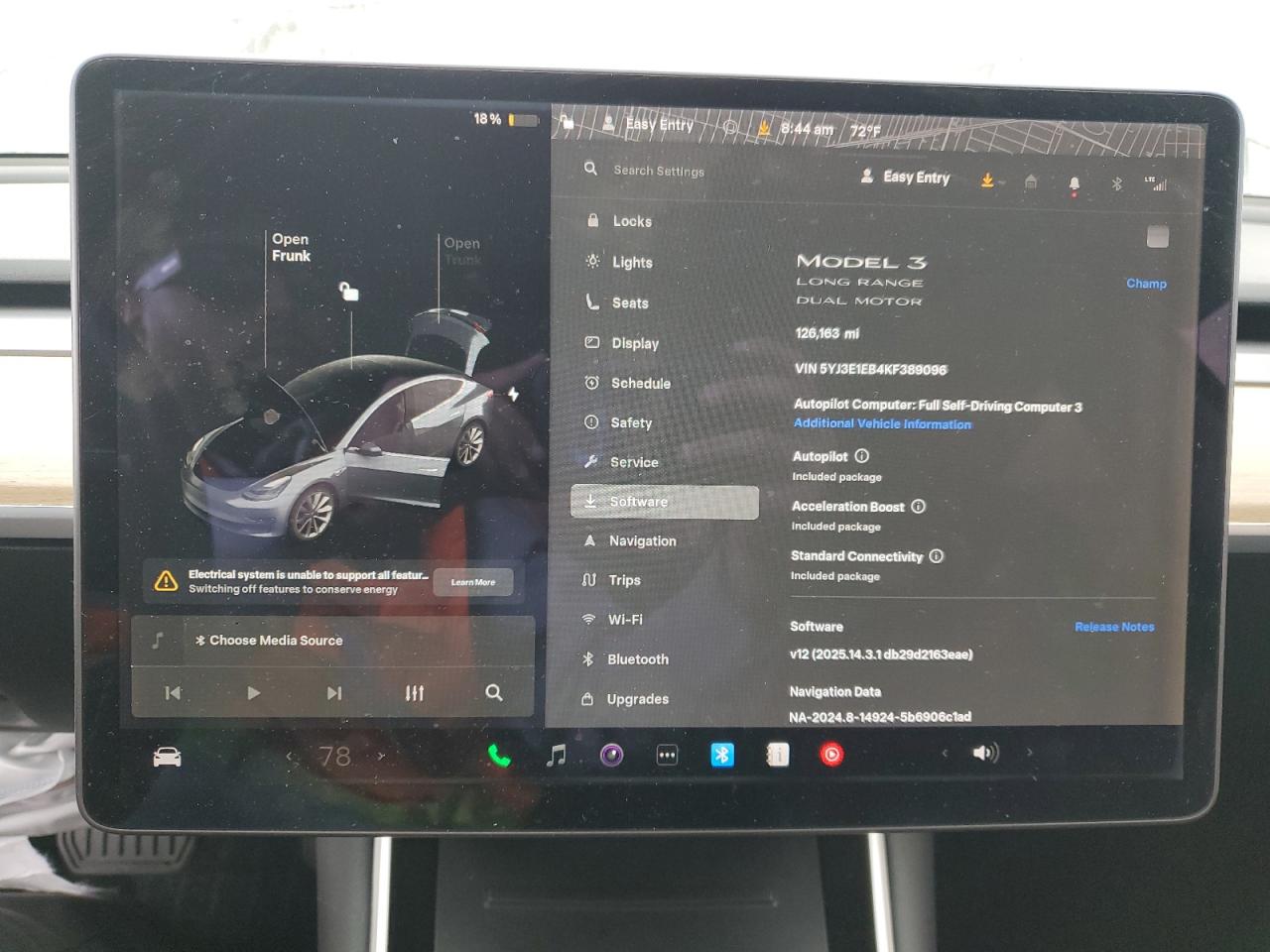 2019 Tesla Model 3 VIN: 5YJ3E1EB4KF389096 Lot: 68877735