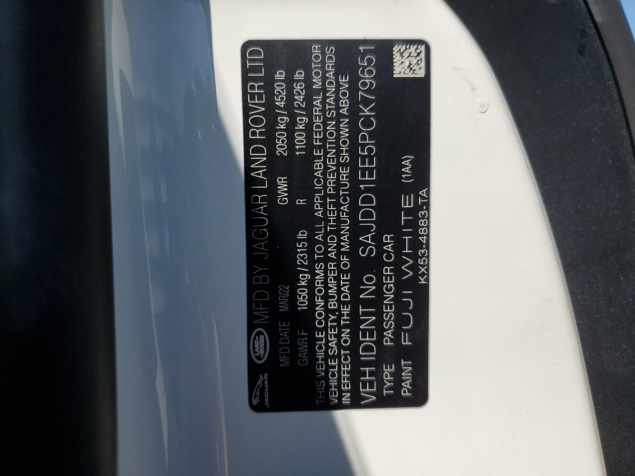 2023 Jaguar F-Type VIN: SAJDD1EE5PCK79651 Lot: 72038975