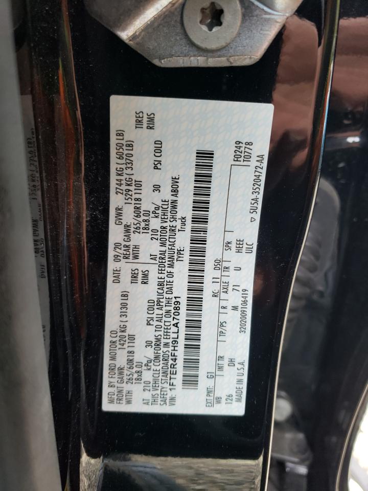 2020 Ford Ranger Xl VIN: 1FTER4FH9LLA70891 Lot: 71691705