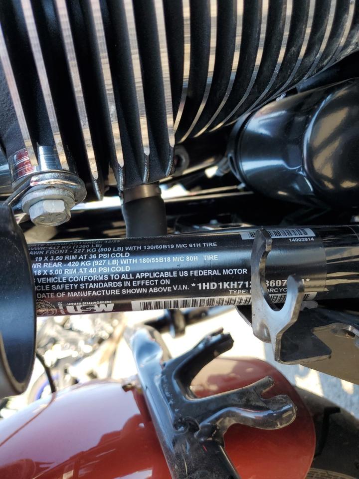 2024 Harley-Davidson Fltrx VIN: 1HD1KH712RB607934 Lot: 71026075