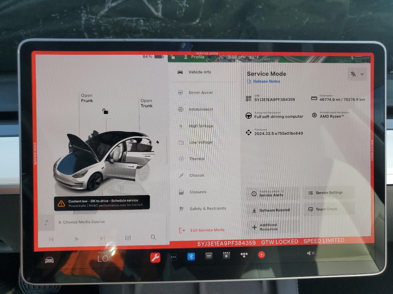 2023 Tesla Model 3 VIN: 5YJ3E1EA9PF384359 Lot: 72049475