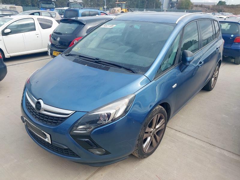 2014 VAUXHALL ZAFIRA 1.4T SRI 5DR for sale at Copart SANDY