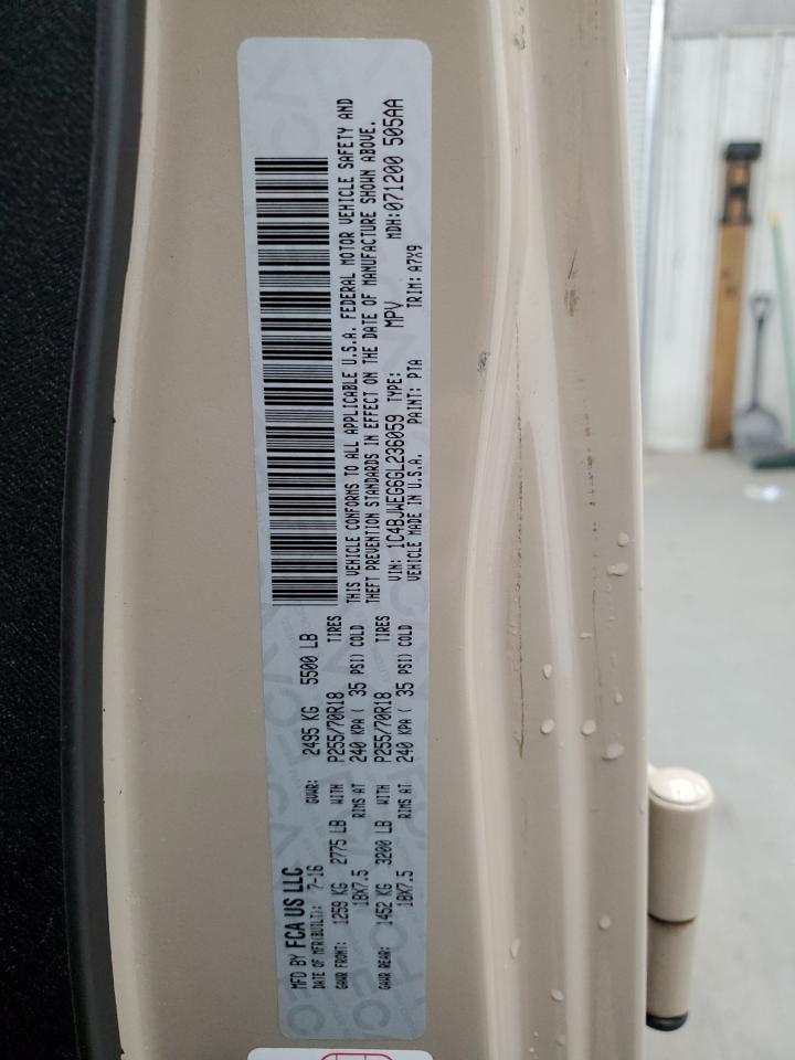 2016 Jeep Wrangler Unlimited Sahara VIN: 1C4BJWEG6GL236059 Lot: 80384585