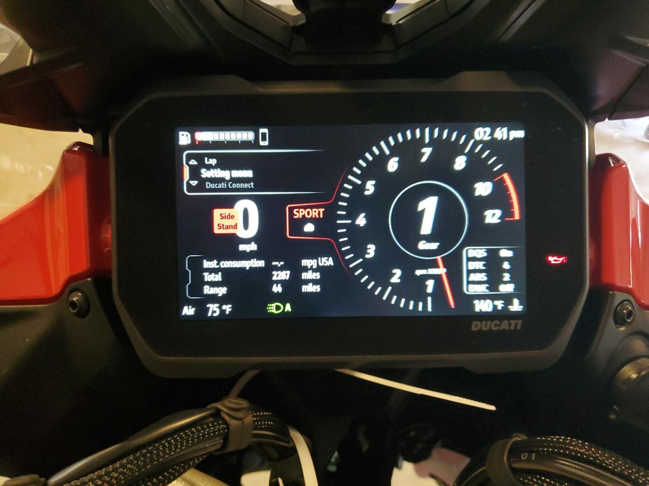 2024 Ducati Multistrada V4 VIN: ZDMAALVWXRB015921 Lot: 71877685