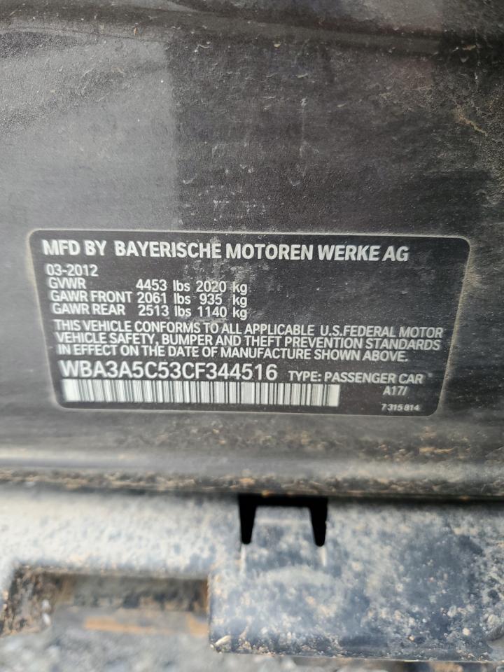 WBA3A5C53CF344516 2012 BMW 328 I