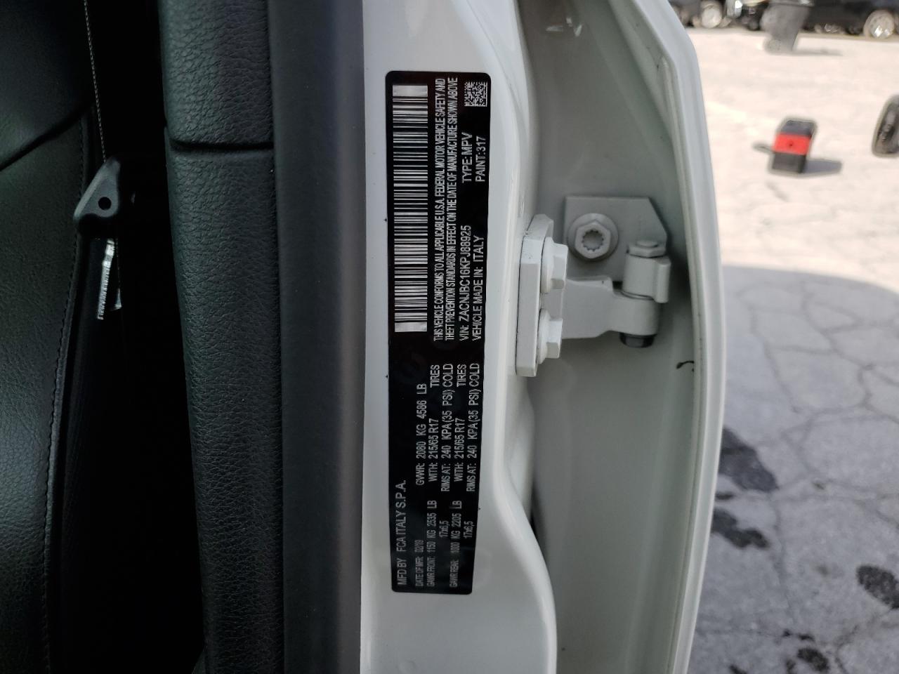 2019 Jeep Renegade Trailhawk VIN: ZACNJBC16KPJ88925 Lot: 80862125