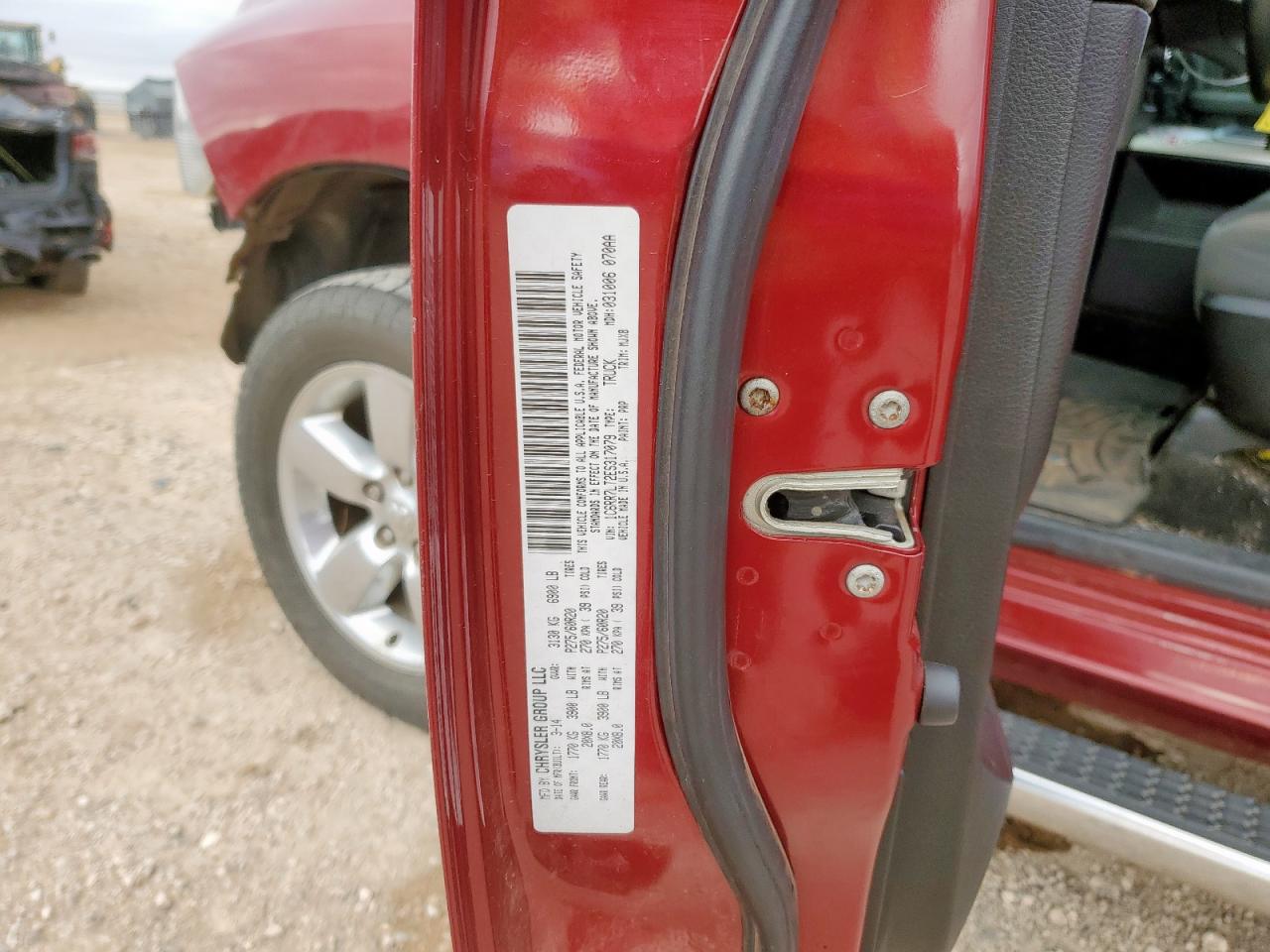 2014 Ram 1500 Slt VIN: 1C6RR7LT2ES317079 Lot: 81602925