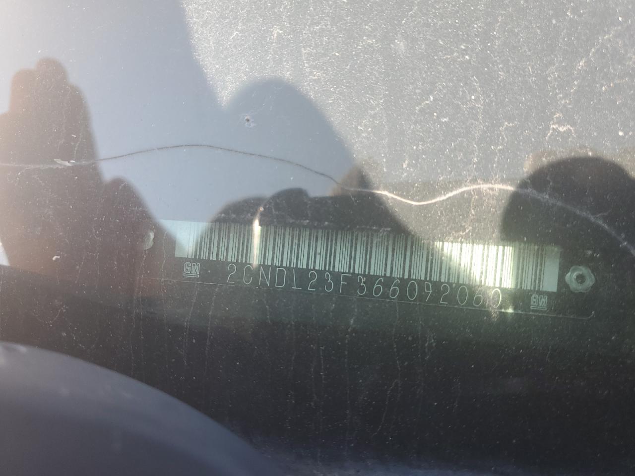 2006 Chevrolet Equinox Ls VIN: 2CNDL23F366092060 Lot: 96556715