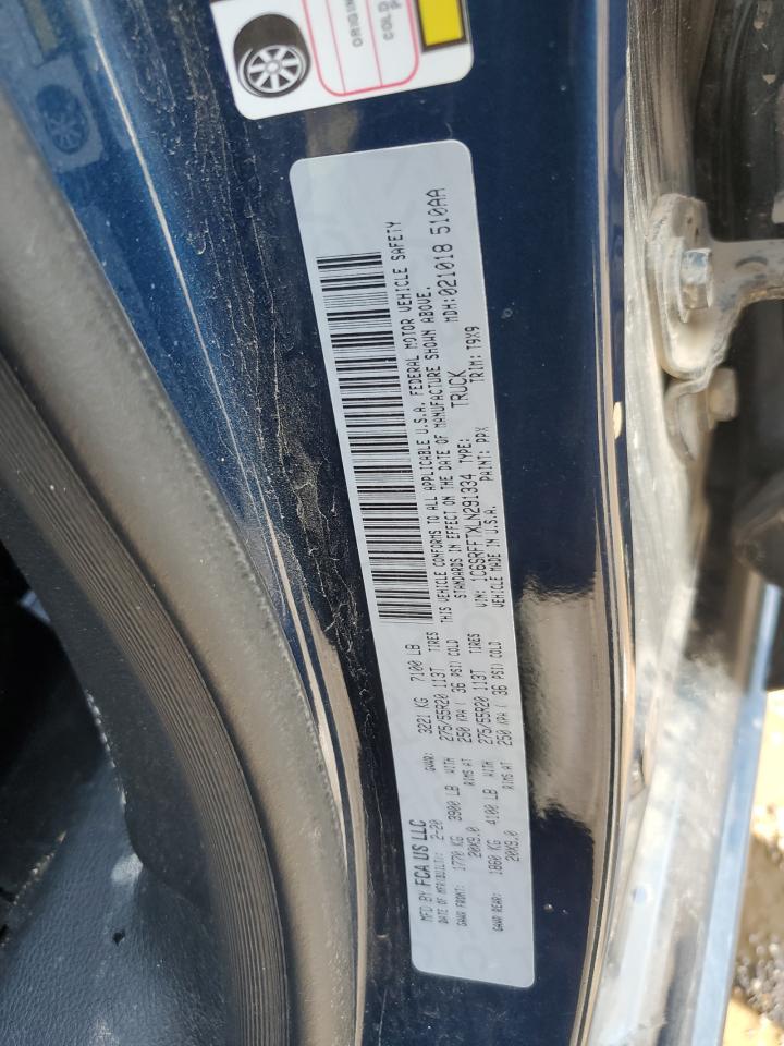 2020 Ram 1500 Big Horn/Lone Star VIN: 1C6SRFFTXLN291334 Lot: 82154645