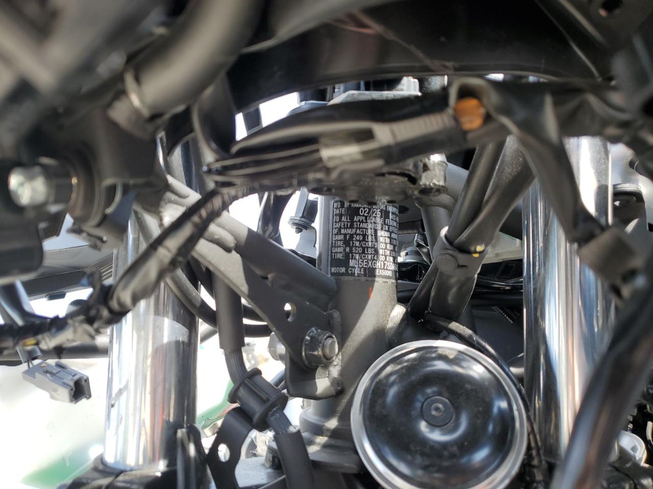 2025 Kawasaki Ex500 H VIN: ML5EXGH17SDA64357 Lot: 80192695