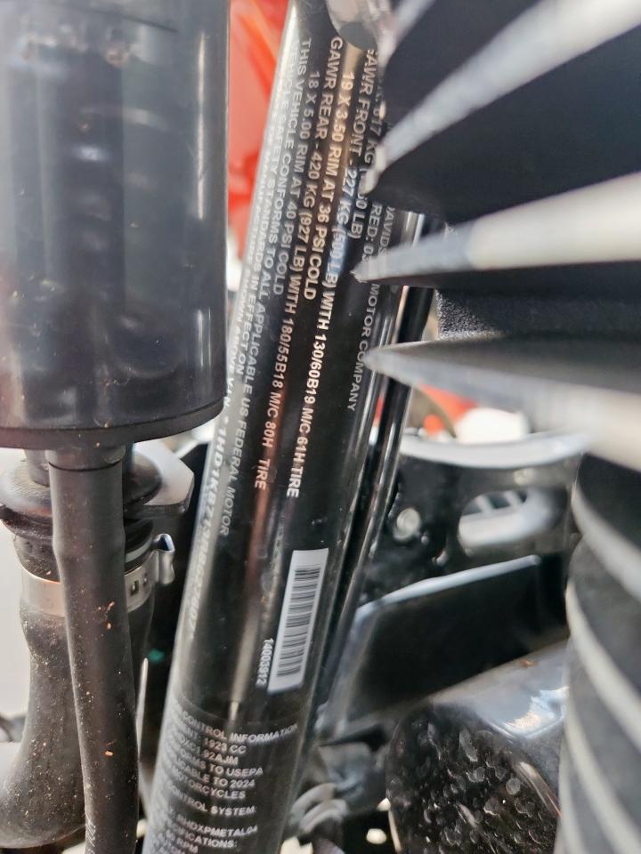 2024 Harley-Davidson Flhx VIN: 1HD1KB713RB627607 Lot: 80989915