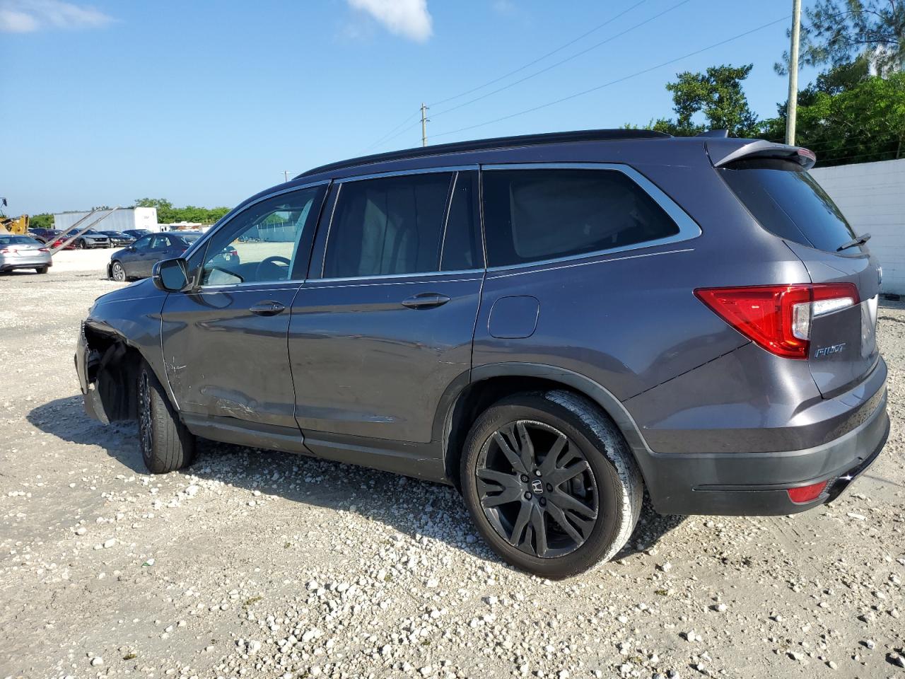 2021 Honda Pilot Se grey null gas 5FNYF5H28MB033615 photo #3