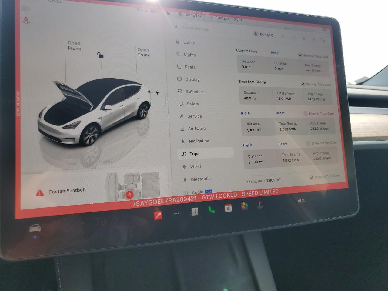 2024 Tesla Model Y VIN: 7SAYGDEE7RA289421 Lot: 80481865