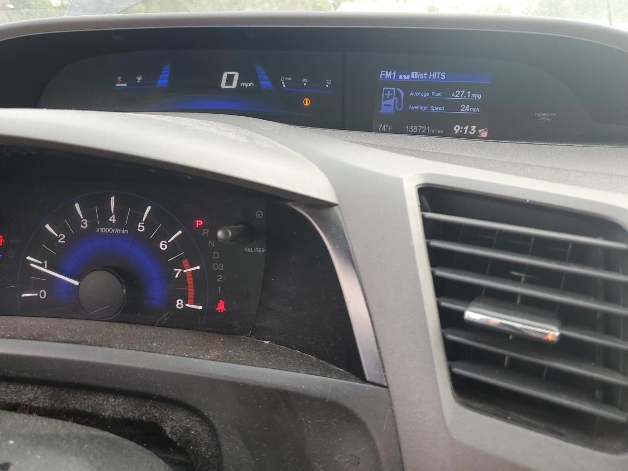 2012 Honda Civic Exl VIN: 19XFB2F94CE041748 Lot: 81129775