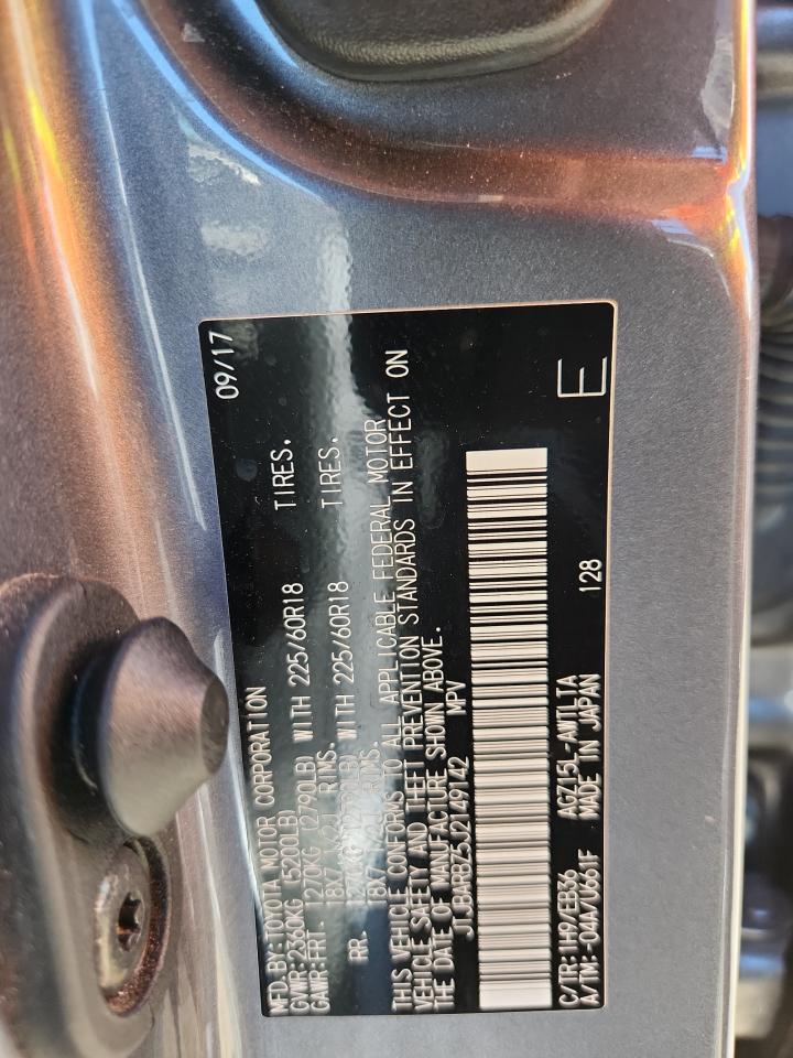 2018 Lexus Nx 300 Base VIN: JTJBARBZ5J2149142 Lot: 71843795