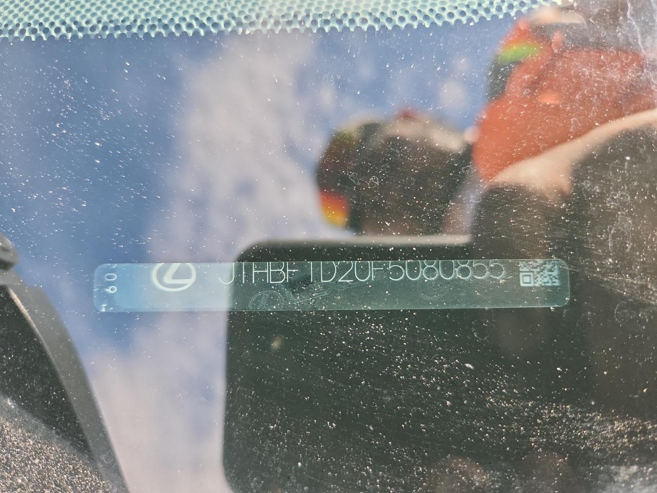 2015 Lexus Is 250 VIN: JTHBF1D20F5080855 Lot: 83875905