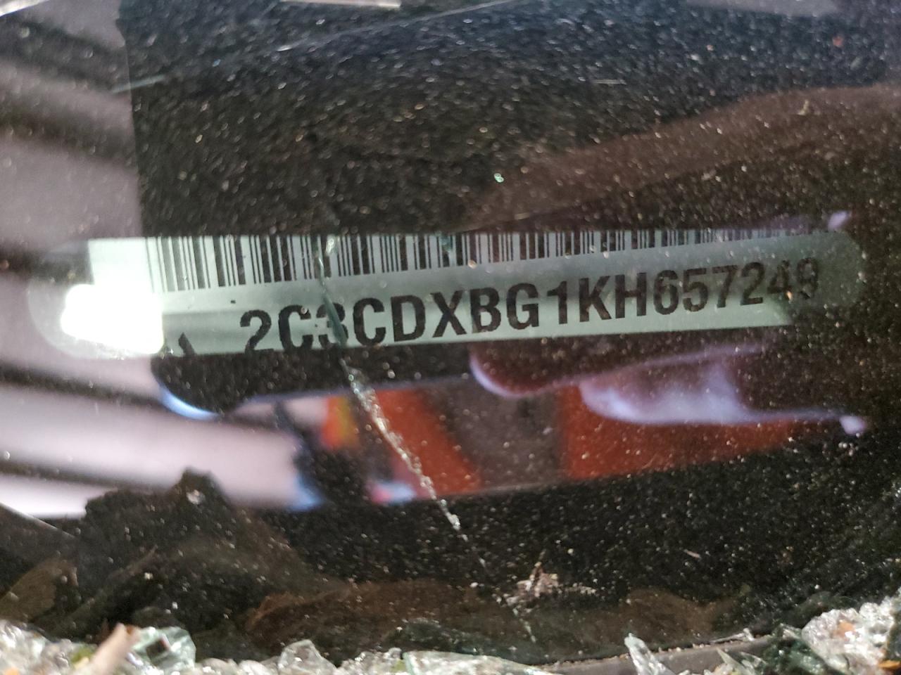 2019 Dodge Charger Sxt VIN: 2C3CDXBG1KH657249 Lot: 80154635