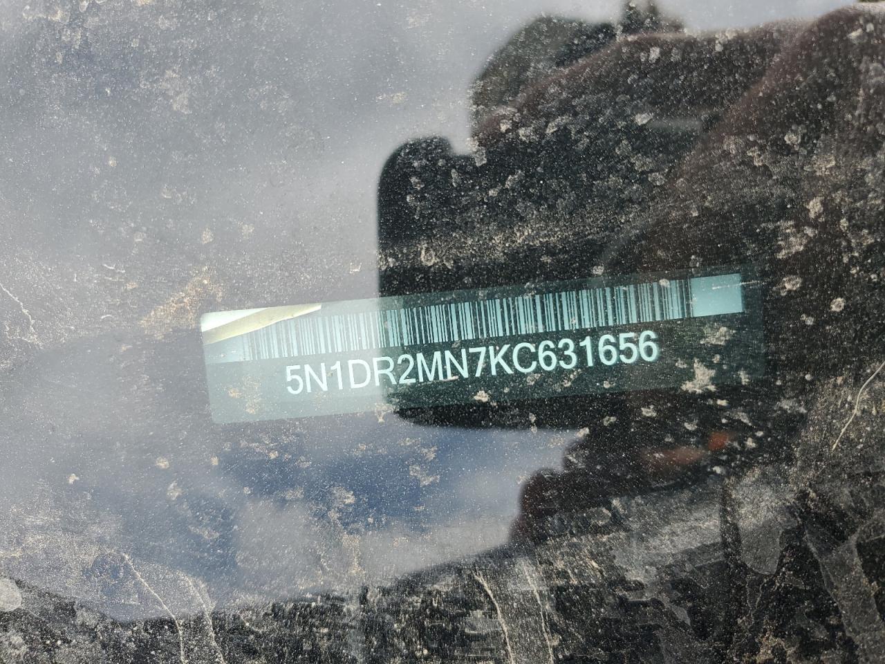 2019 Nissan Pathfinder S VIN: 5N1DR2MN7KC631656 Lot: 72040295