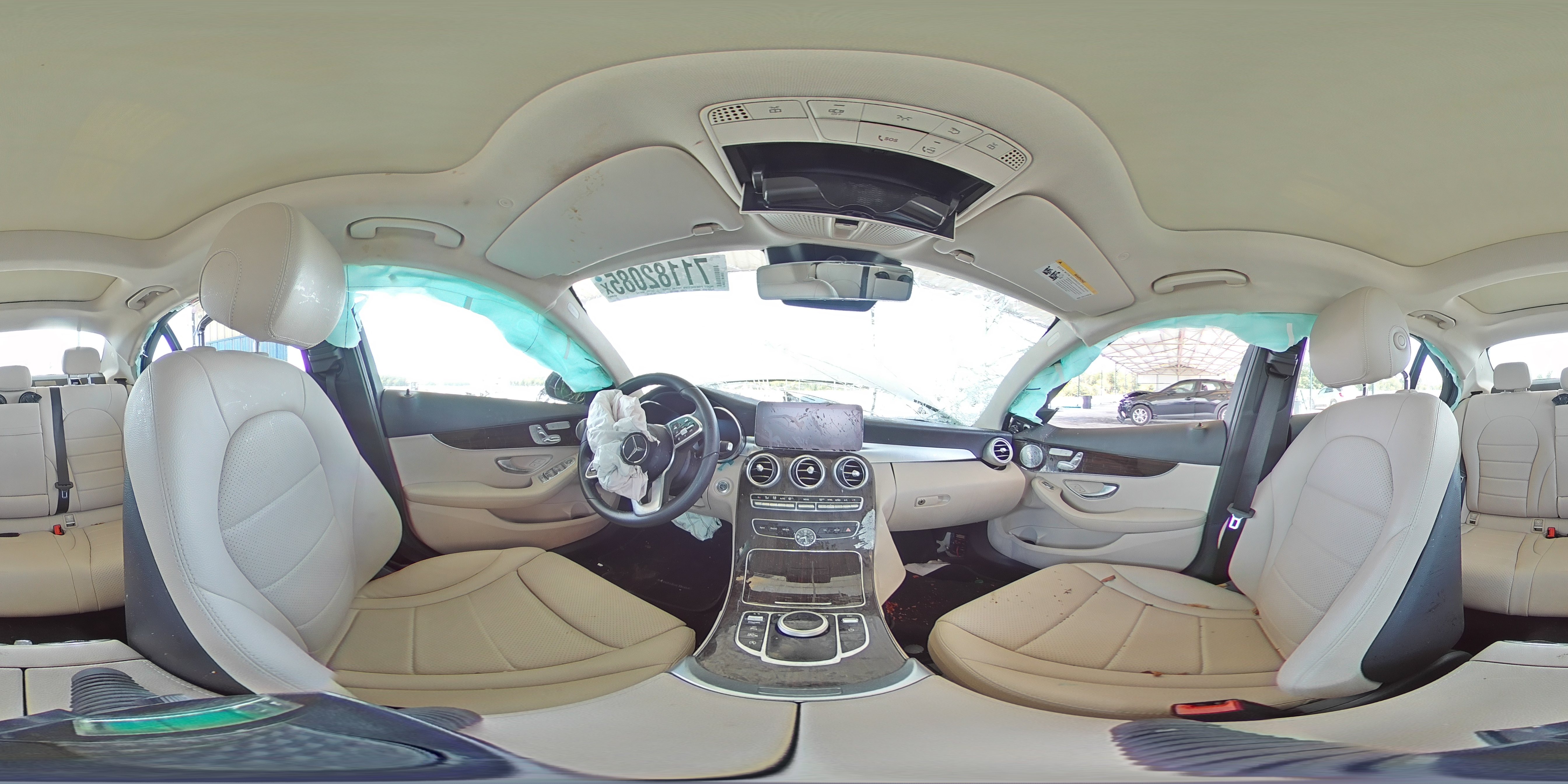 2021 Mercedes-Benz C 300 VIN: W1KWF8DB9MR634790 Lot: 71182085