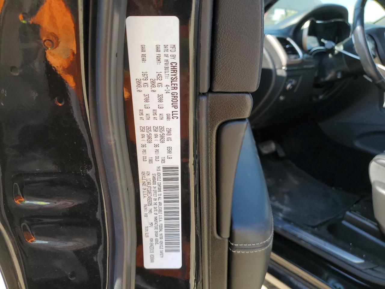 2014 Jeep Grand Cherokee Overland VIN: 1C4RJFCG0EC492695 Lot: 84018315