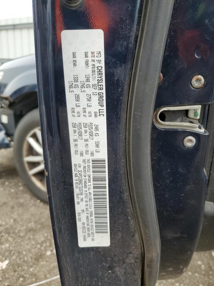 2013 Dodge Journey Sxt VIN: 3C4PDCBB8DT533709 Lot: 80501465