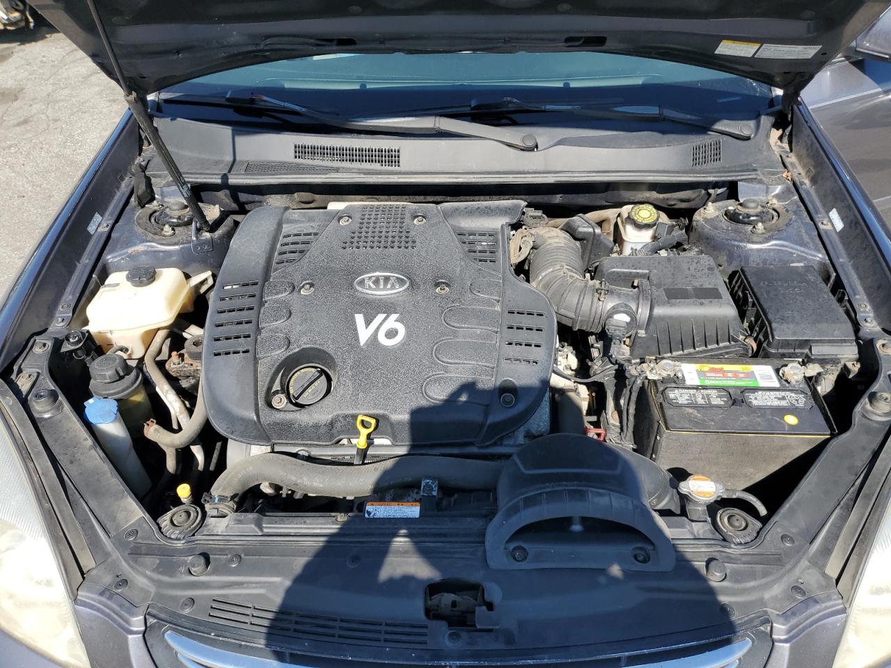 2007 Kia Optima Lx VIN: KNAGE124675144927 Lot: 84413335