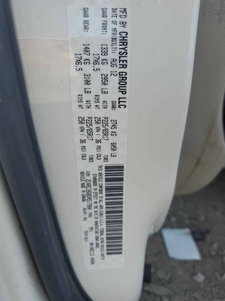 2013 Chrysler Town & Country Touring VIN: 2C4RC1BG8DR517900 Lot: 81232135